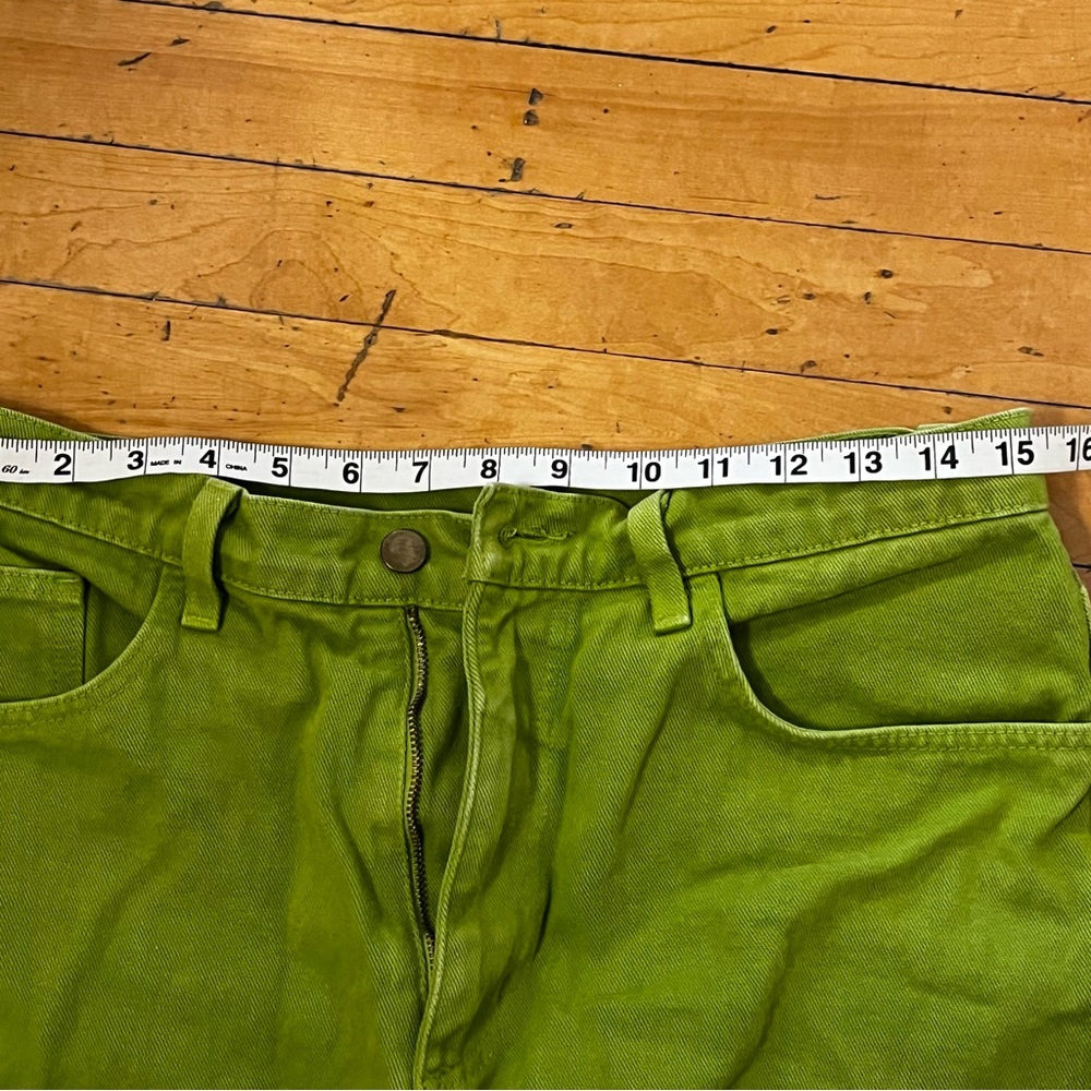Bright Green Denim - Picture 3 of 6